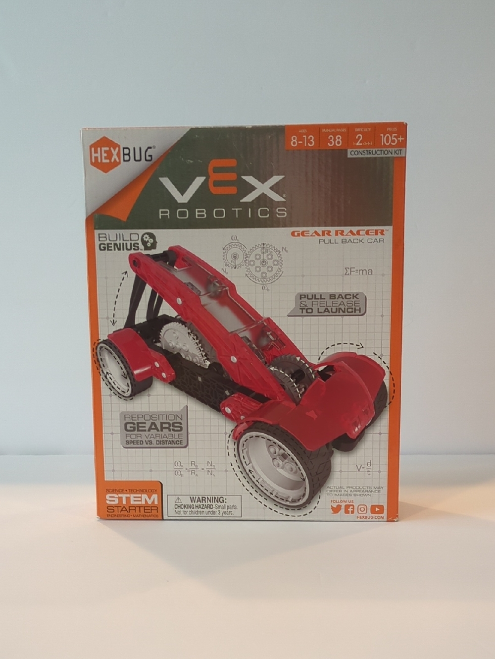 VEX Robotics Gear Racer Pull Back Car